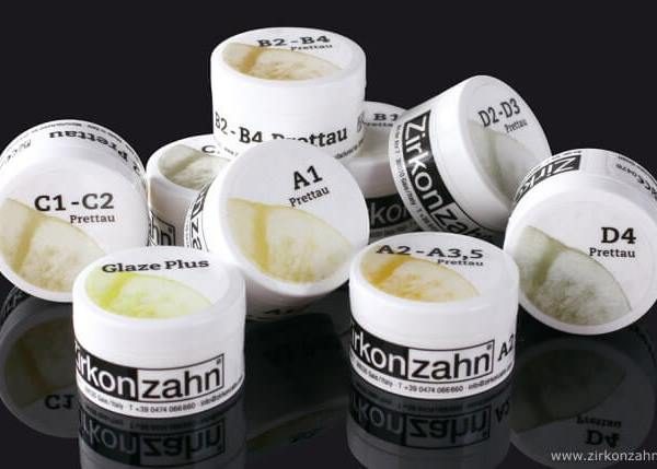 Bộ màu nhuộm men răng ICE Zirkon Stains từ hãng Zirkonzahn