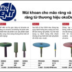 Mũi khoan nhanh mão răng từ thương hiệu okoDent