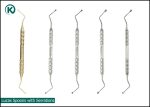 Dụng cụ Nha khoa Lucas Spoons có Răng cưa